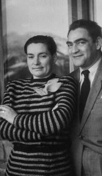 Stanisław and Lena shortly before their wedding, 1946. From the collection of the Fishaut family.