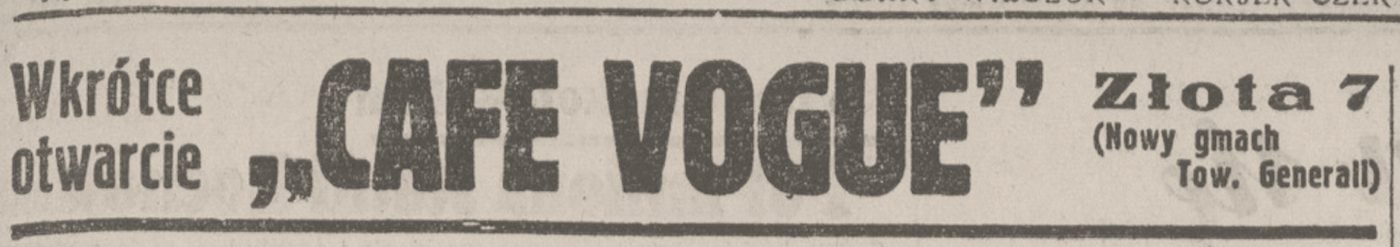 „Dobry Wieczór! Kurier Czerwony” nr 290, 19 października 1937: pierwsza zapowiedź otwarcia.