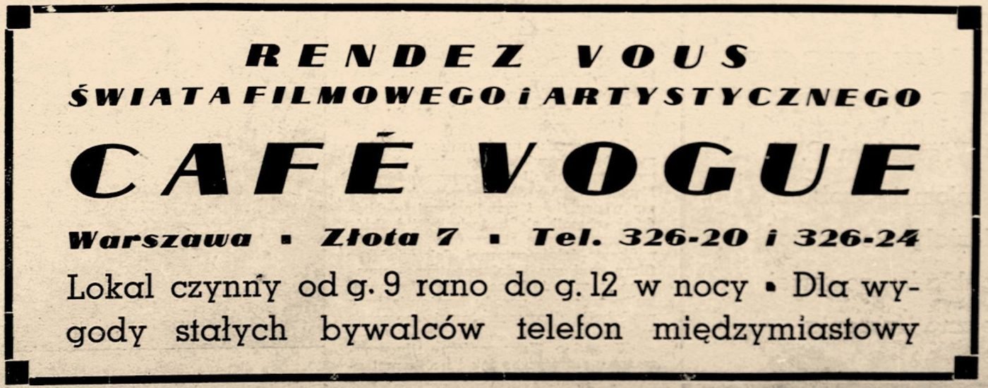 „Wiadomości Filmowe” R. VII, nr 1 (138), Warszawa, 1 stycznia 1939, s. 1.
