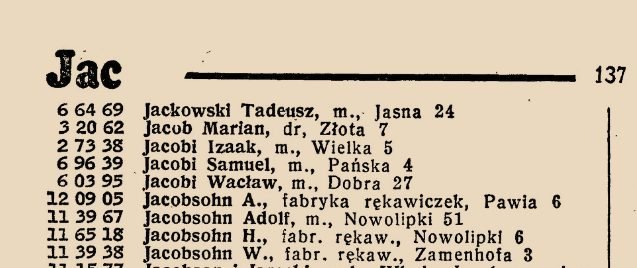 Książka Telefoniczna Warszawy 1938/1939