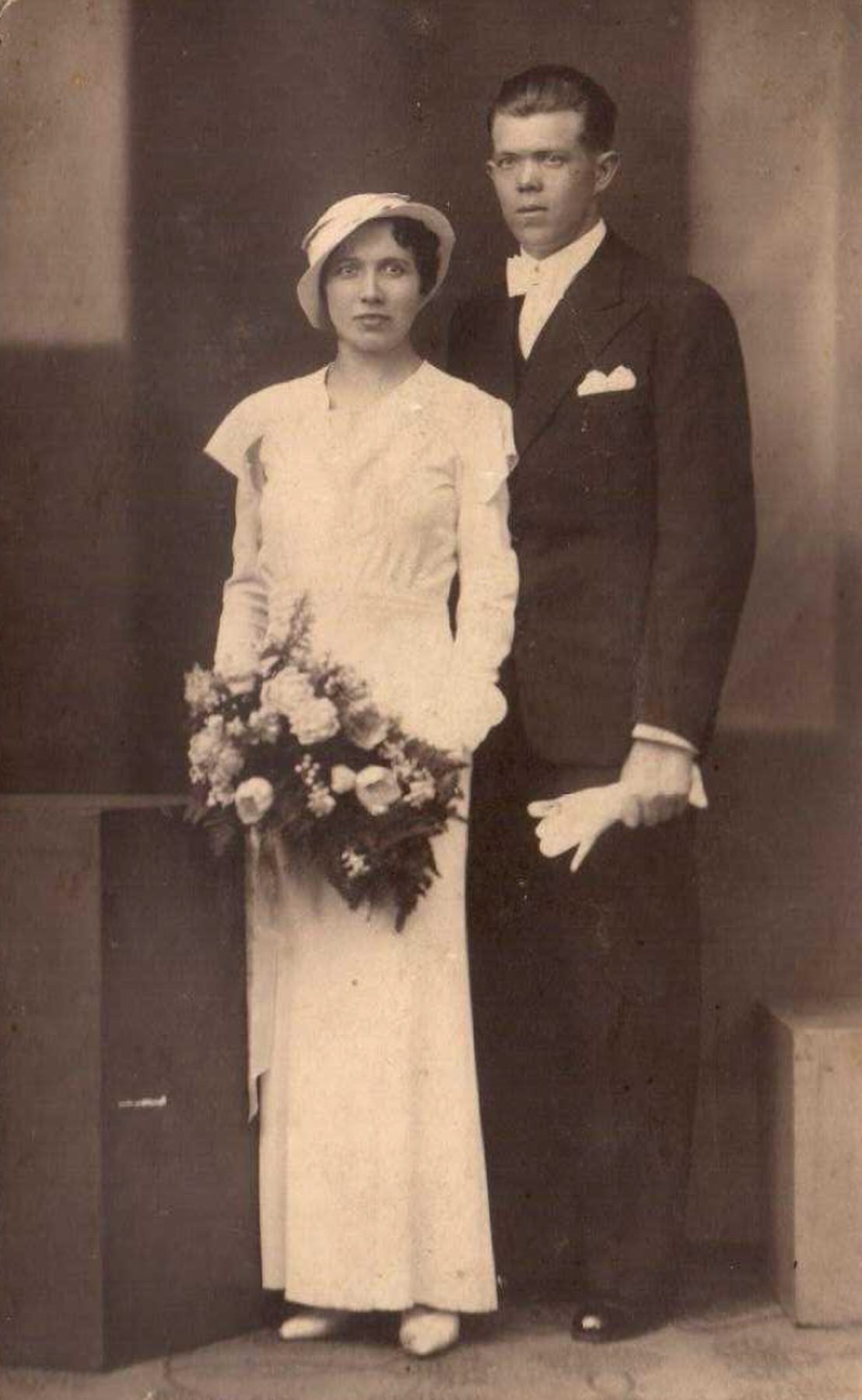Natalia and Stanisław on their wedding day. From a private collection.