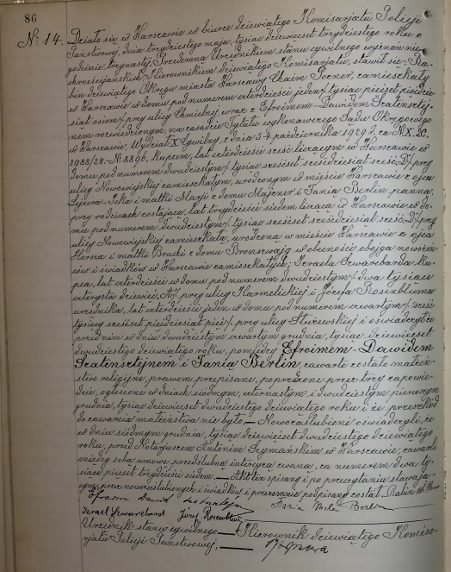 Franciszek i Mela Szatensztejn